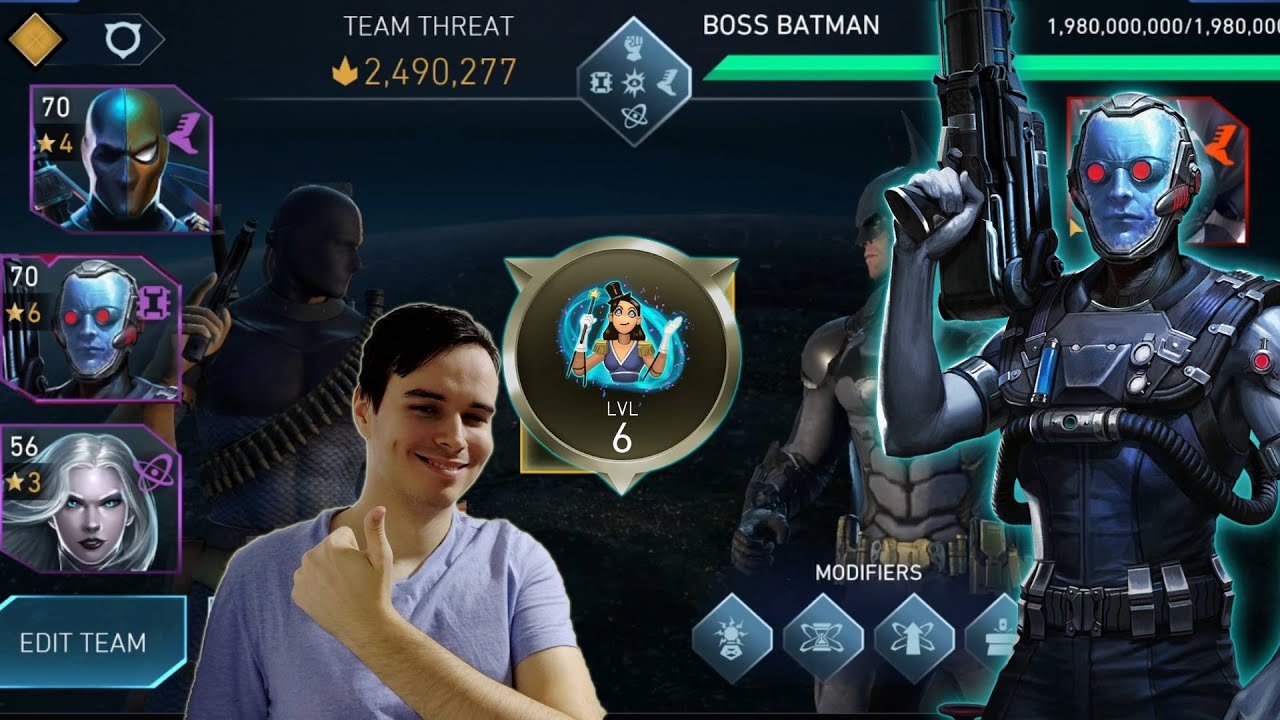 Эта команда кукольного мистера Фриза просто безумна! Injustice 2 Mobile