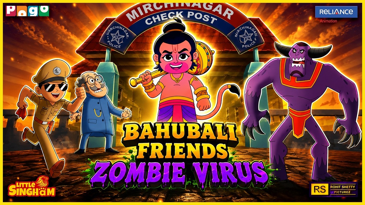 Mirchi Nagar Mein Aaya Colourful Zombies Ka Attack! 😱 | Little Singham vs Alien Virus | New Episode