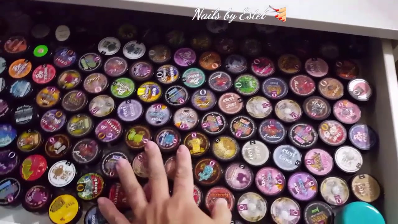 Nail Supply storage unit - Alex Unit from Ikea. 😍