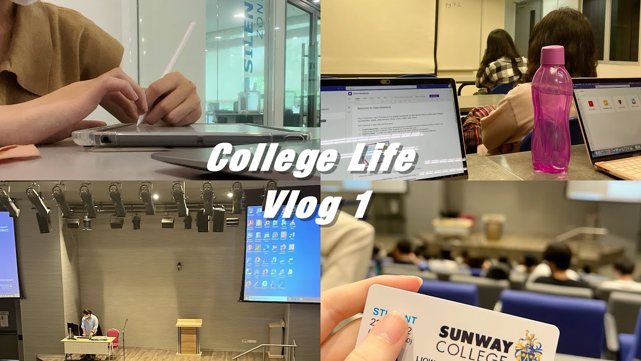 (Sub) First week of College | Orientation | Study Life | At the Sunway Library | Sunway College