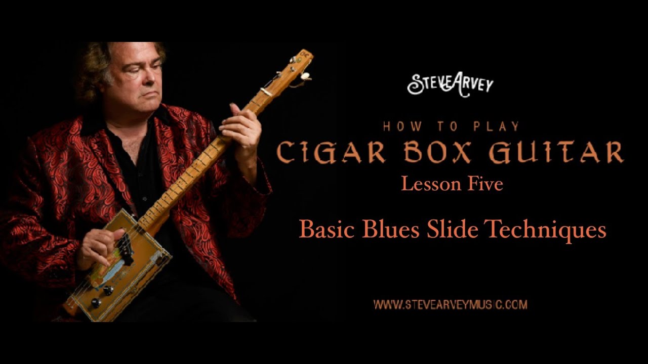 How To Play The Cigar Box Guitar Lesson #5 Basic Blues Riffs Playing A Muddy Waters Song