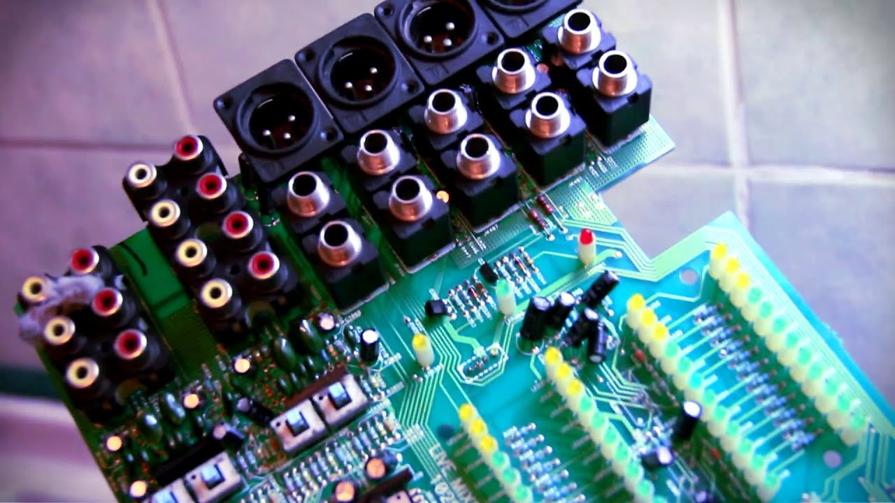 Reparación de consola de audio