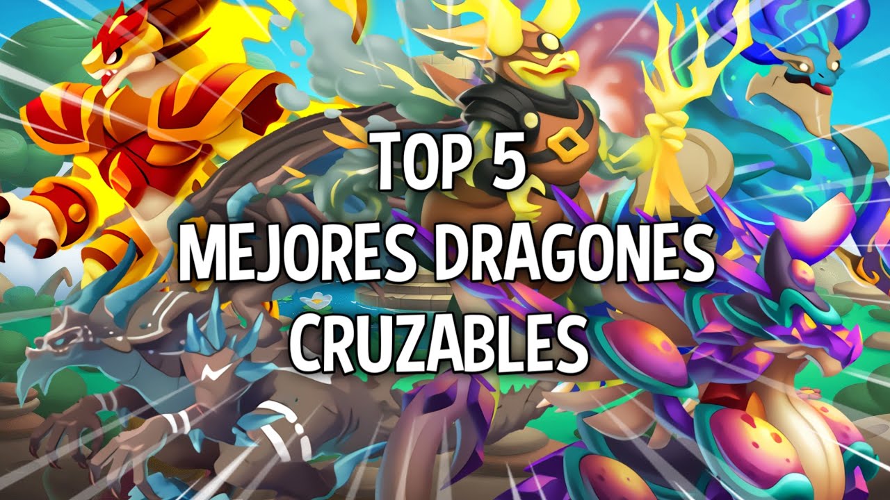 TOP 5 MEJORES DRAGONES CRUZABLES EN DRAGON CITY😱🤯