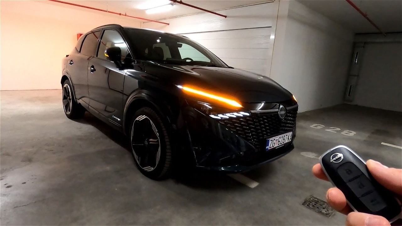 2025 Nissan QASHQAI Facelift [e-Power 190] Night POV Test drive | New ambient light | Consumption
