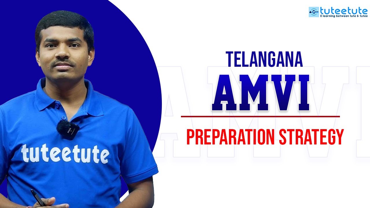 Telangana AMVI Preparation Strategy | Full Syllabus Analysis | tuteetute