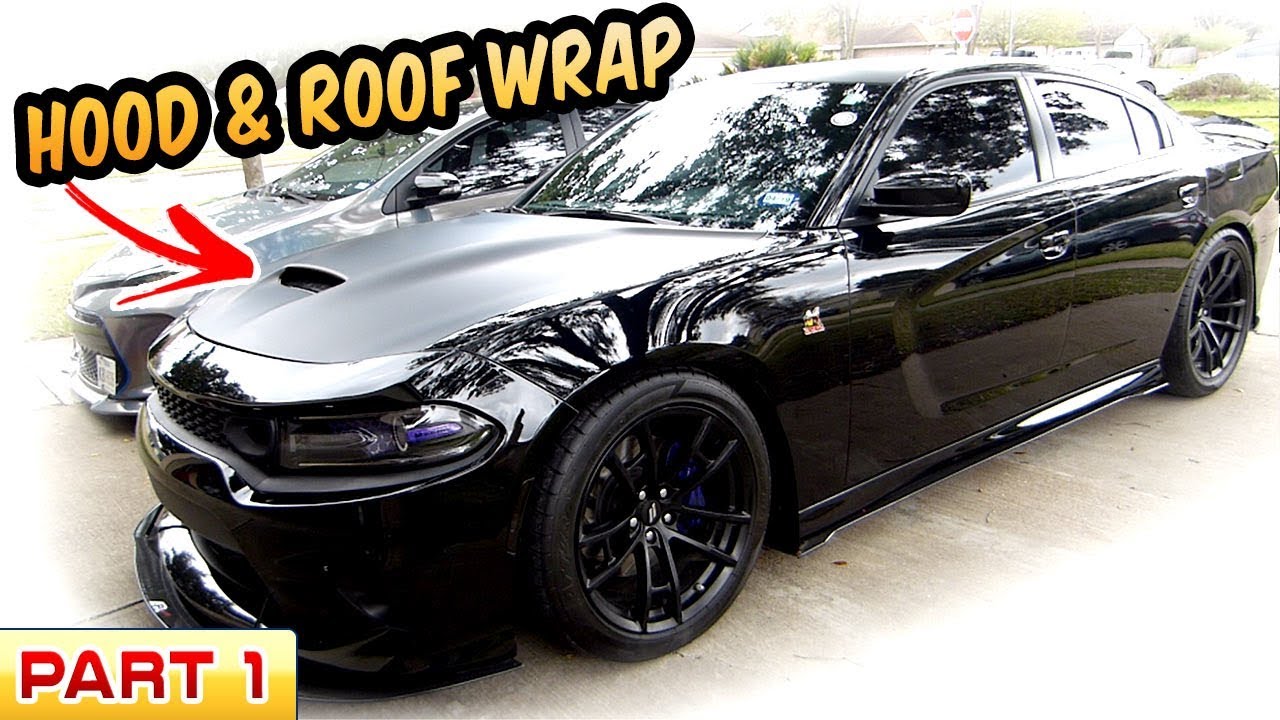 Camouflage Full Wrap HOOD & ROOF 2017 Dodge Charger - Part 1