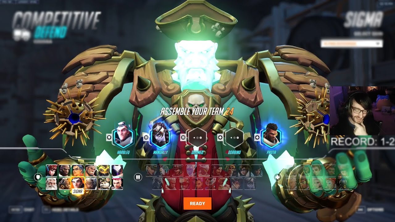 HARBLEU SIGMA GAMEPLAY ON HAVANA - OVERWATCH 2 TOP 500 SEASON 8