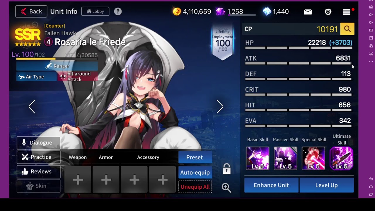 [ Counter:Side EN] Life Time Contract - Rosaria le Friede