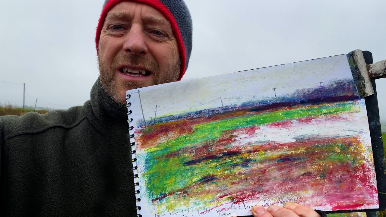 Sketching outside in Winter | my latest Cornwall sketchbook