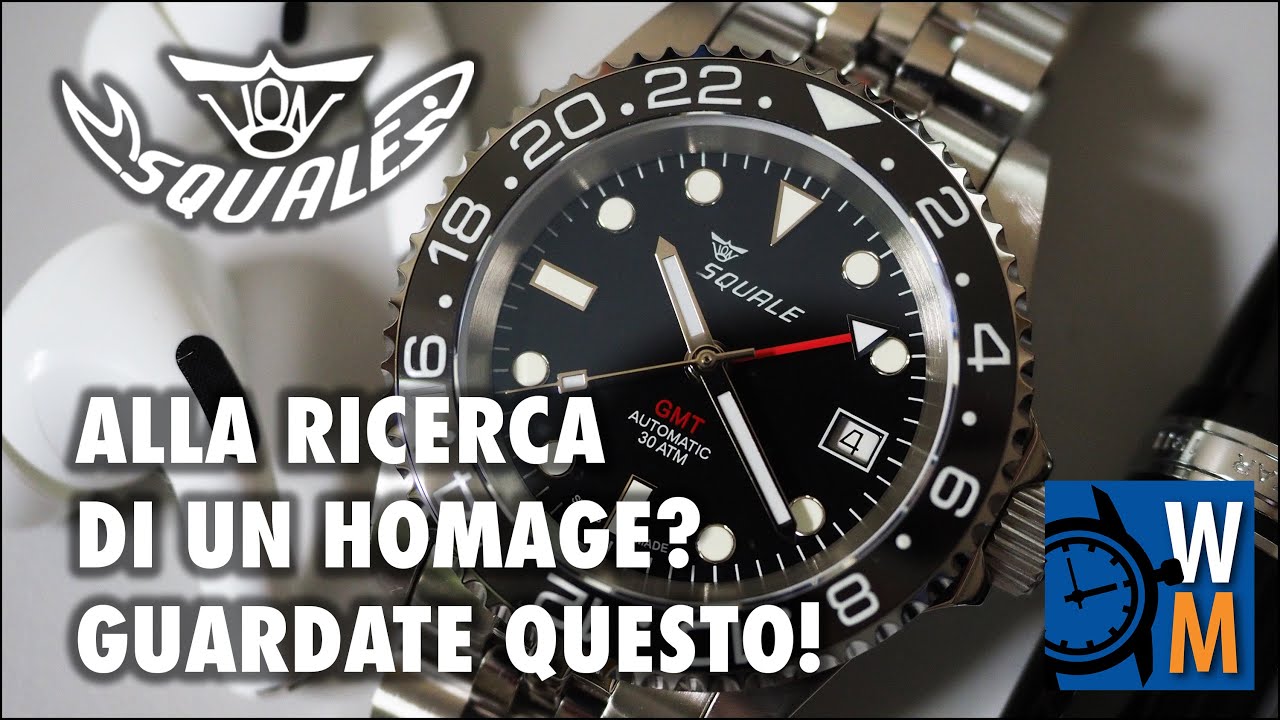 Squale 1545 30 Atmos GMT, la recensione del homage di Rolex