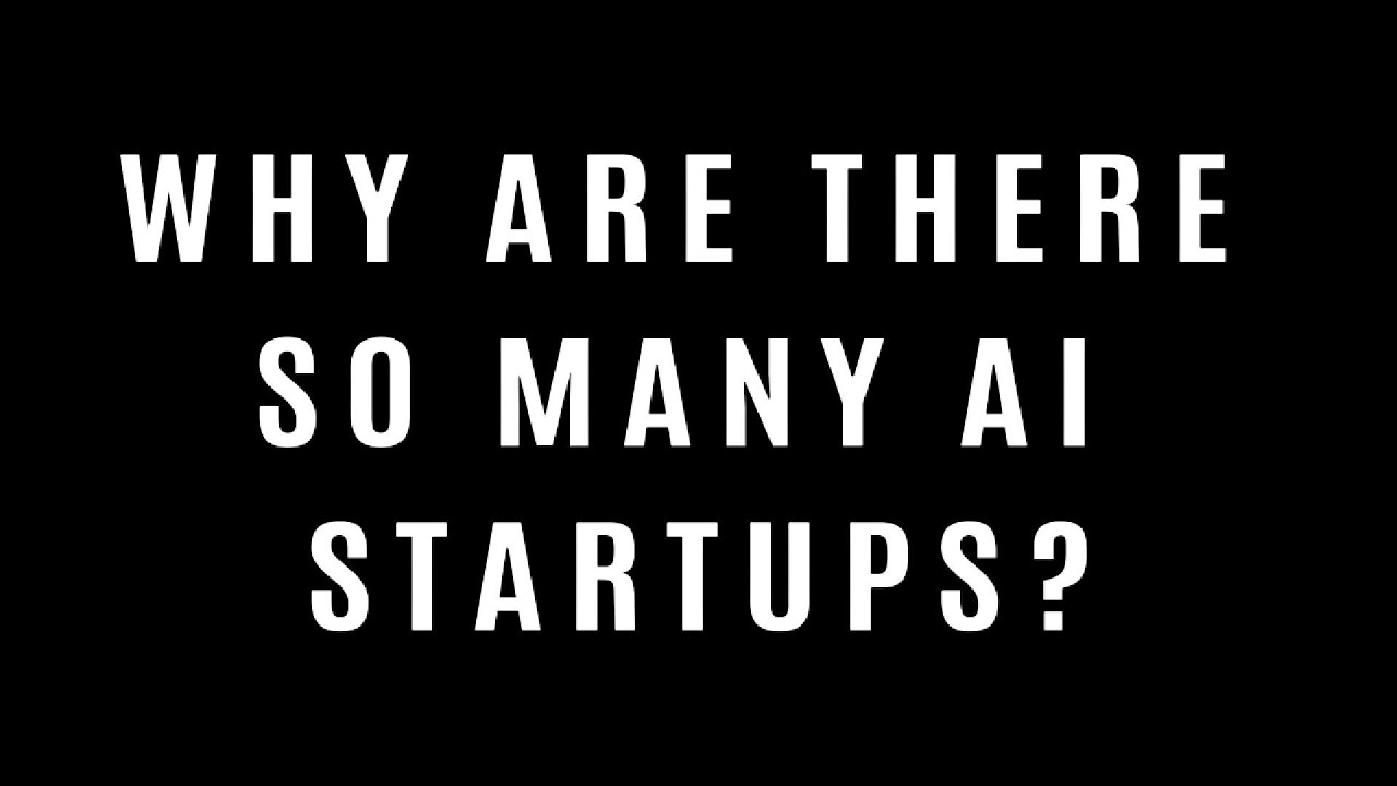 Why are there so many AI startups?