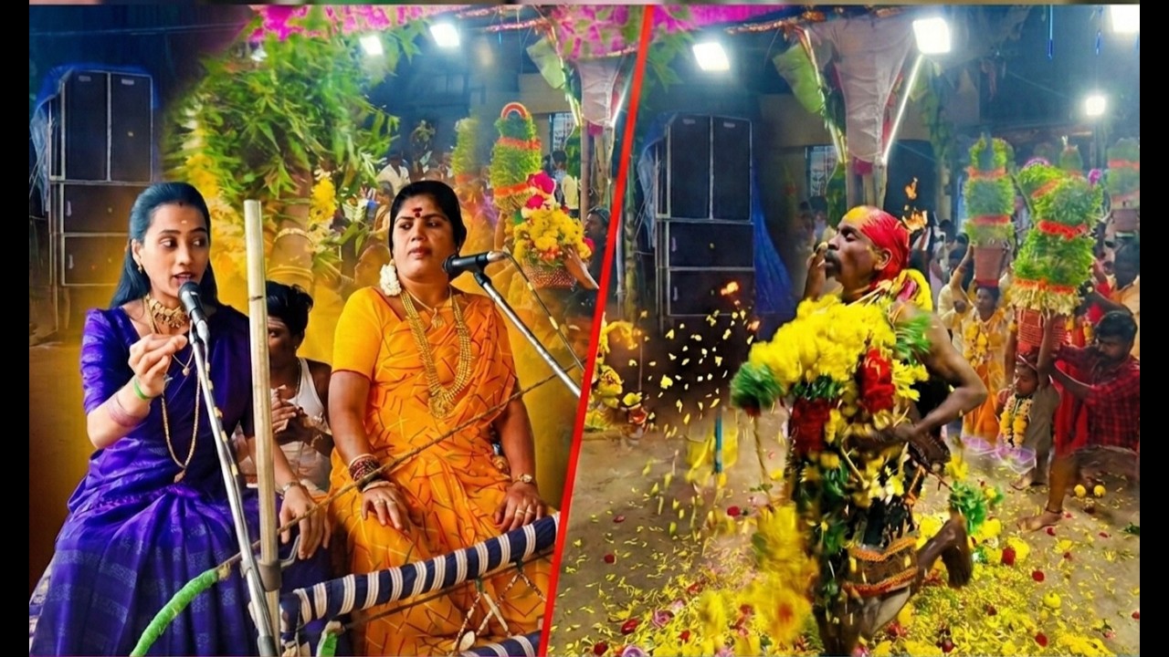 செட்டிமேடு ஸ்ரீ முப்புடாதி அம்மன் திருக்கோவிலில் வல்லம் மாரியம்மாள் நந்தினி பிரியாவின் வில்லிசை