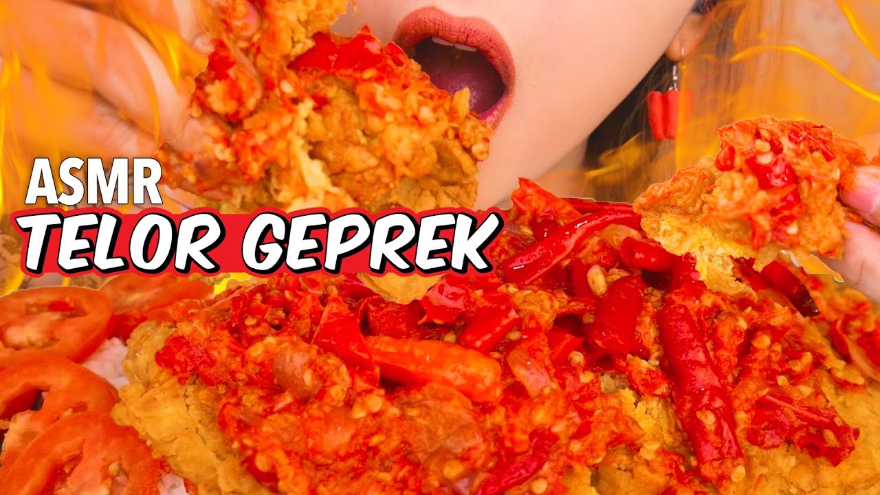 #201 Request ASMR TELOR GEPREK SUPER CRISPY SAMBEL JUDES! | ASMR Indonesia