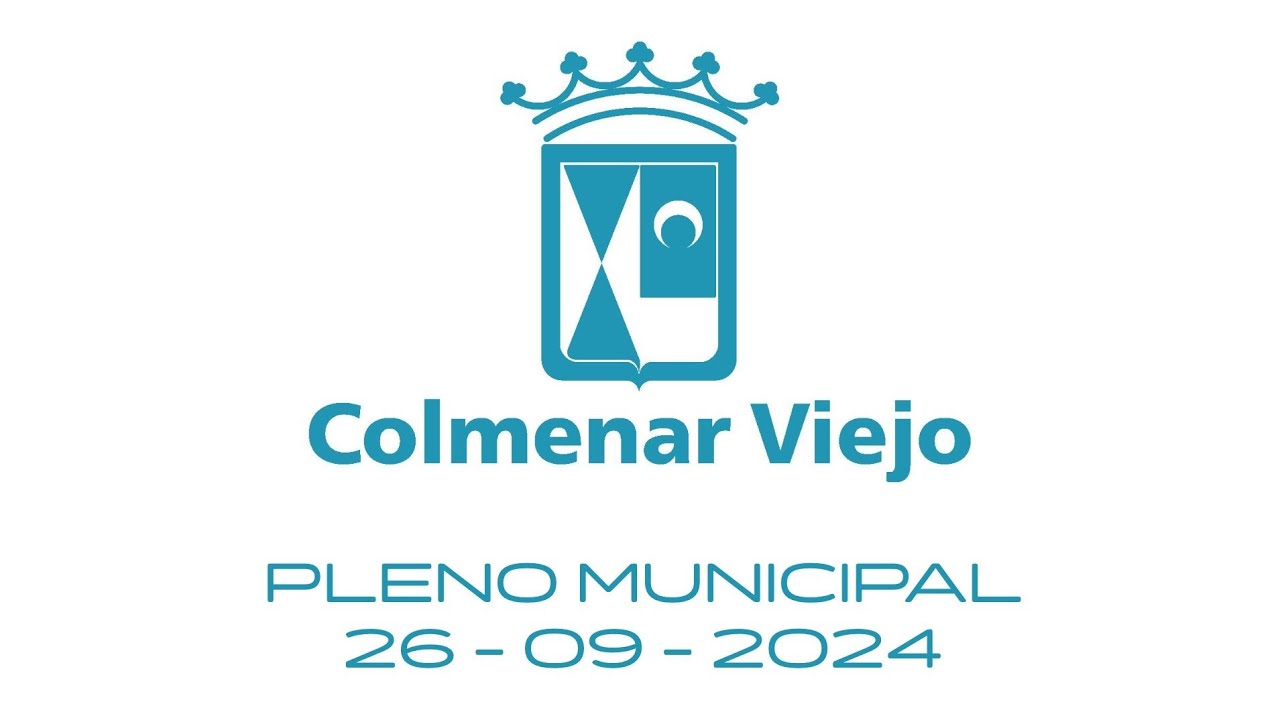 Pleno Municipal Ordinario. 26 de septiembre de 2024. Ayuntamiento de Colmenar Viejo
