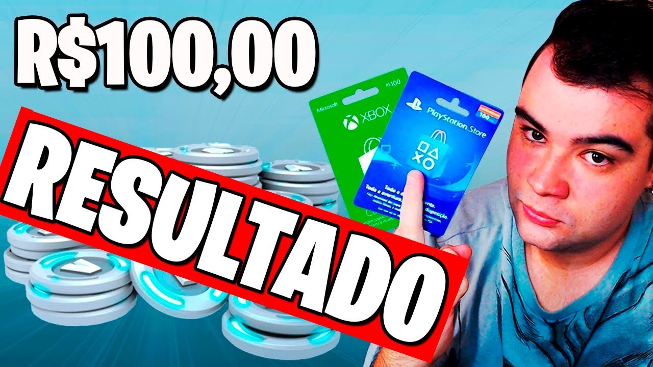 RESULTADO DO SORTEIO DE GIFT CARD R$100,00