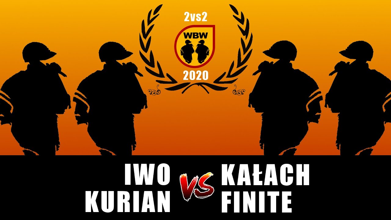 Kurian/Iwo 🆚 Kałach/Finite 🎤 WBW 2020 2vs2 (freestyle rap battle) Eliminacje