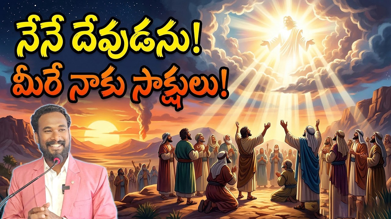 నేనే దేవుడను! మీరే నాకు సాక్షులు! యెషయా -43 || Pastor JOHN PAUL #biblestudy #isaiah #pastorjohnpaul