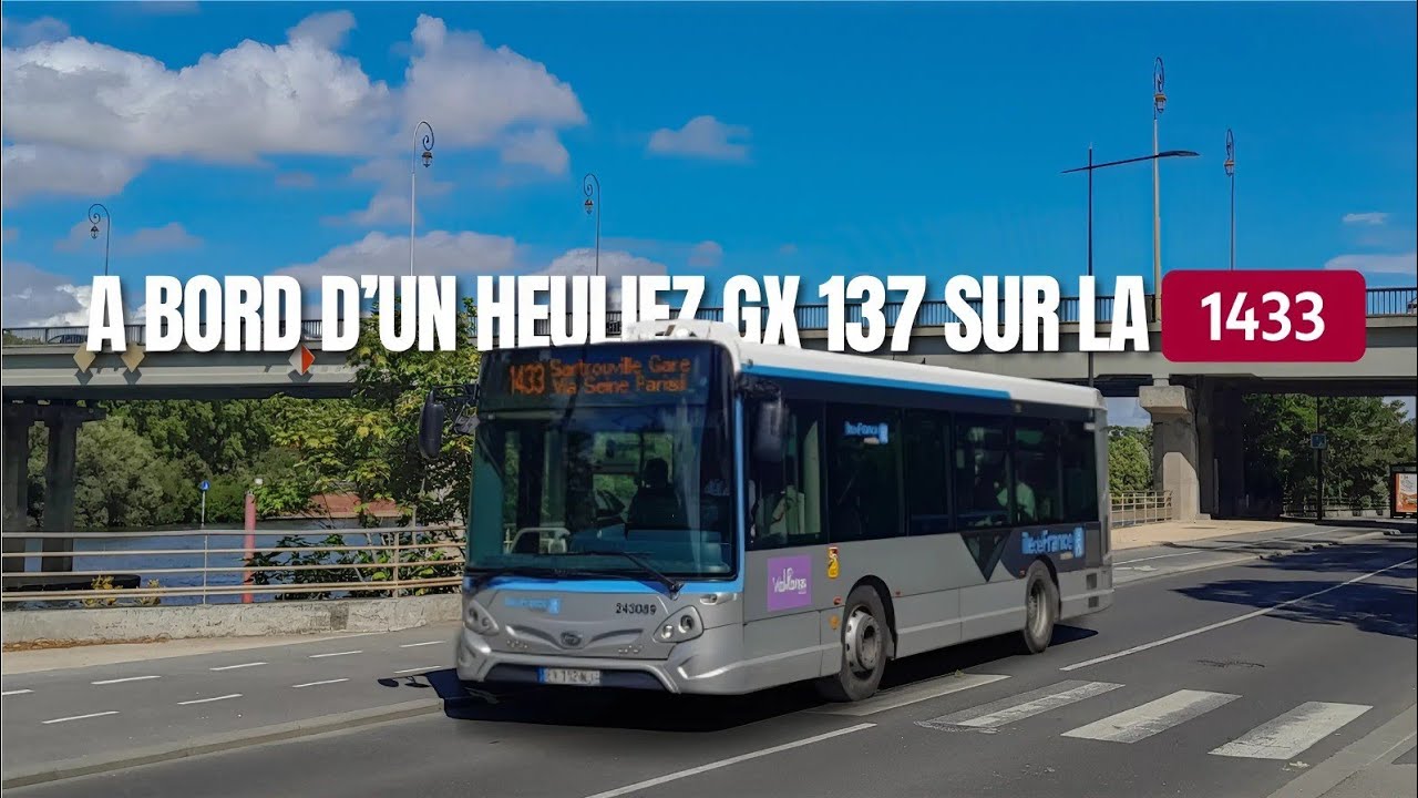 [Francilité Val Parisis : Bus 1433] Cormeilles Gare à Sartrouville Gare