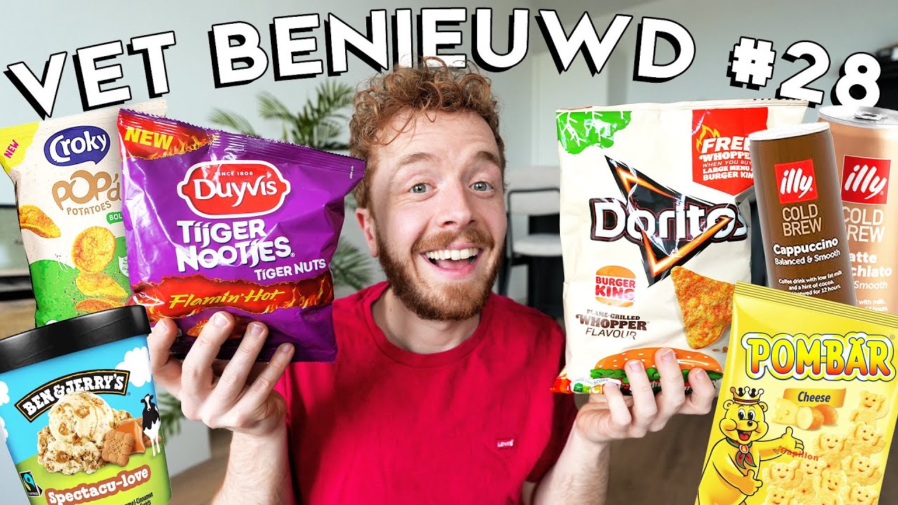 Nieuwe PRODUCTEN uit de SUPERMARKT proberen! 🍔 Vet Benieuwd #28