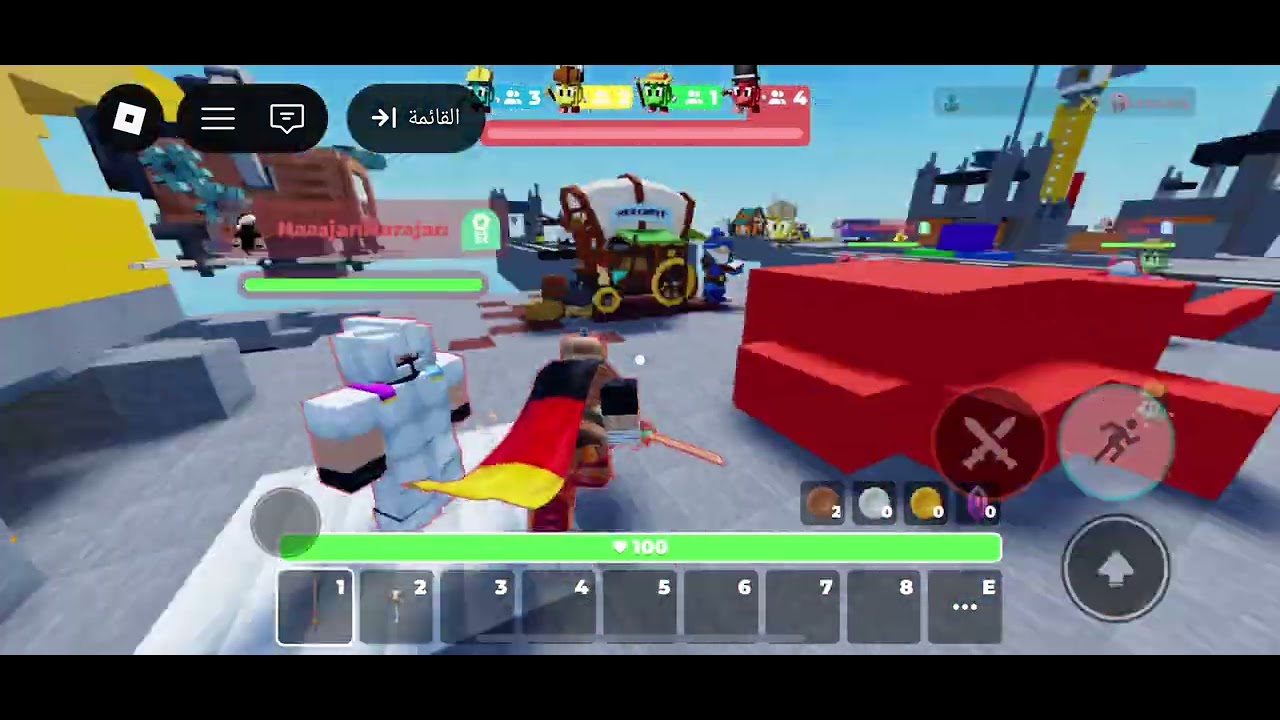 لعبت جيم جامد في ماب skywars✨