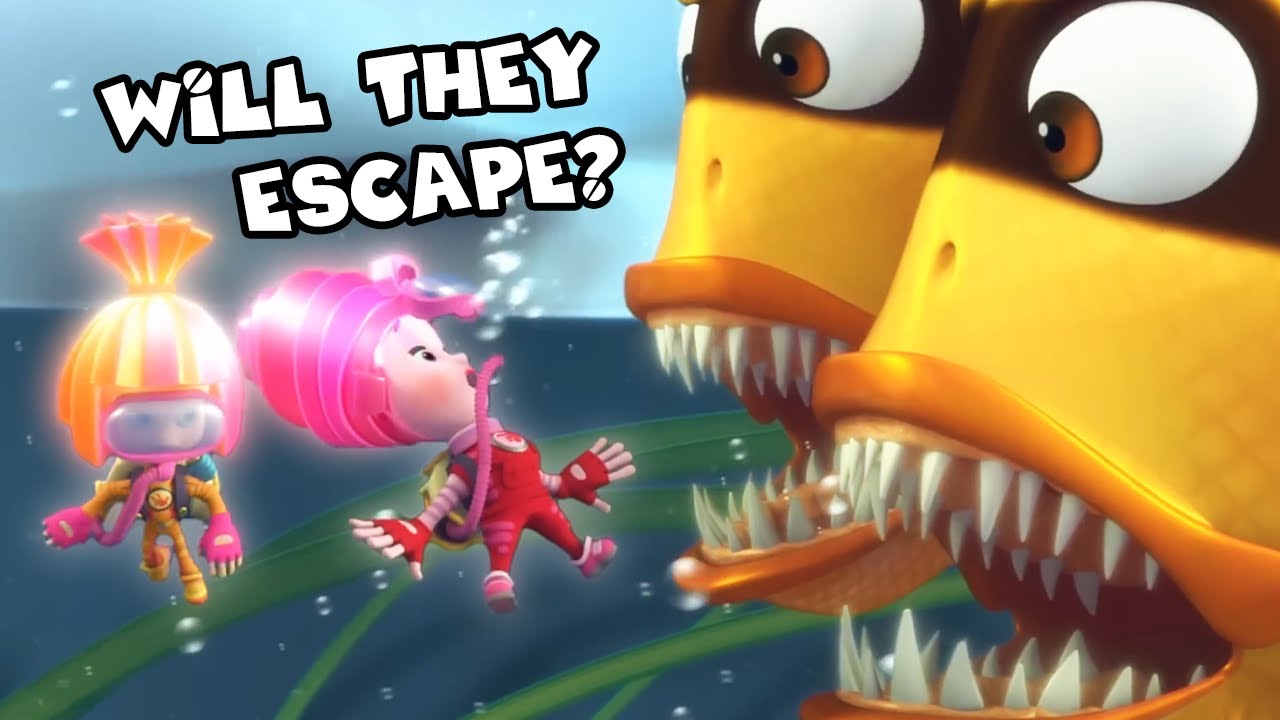 Will Simka and Masiya escape some very hungry fish? | The Fixies