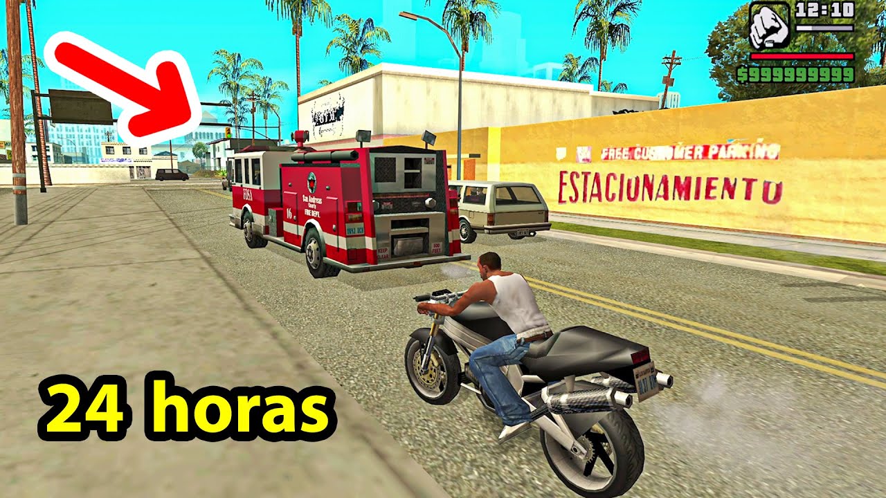 Fiquei 24 HORAS seguindo os bombeiros no GTA SA, OLHA O QUE ACONTECEU