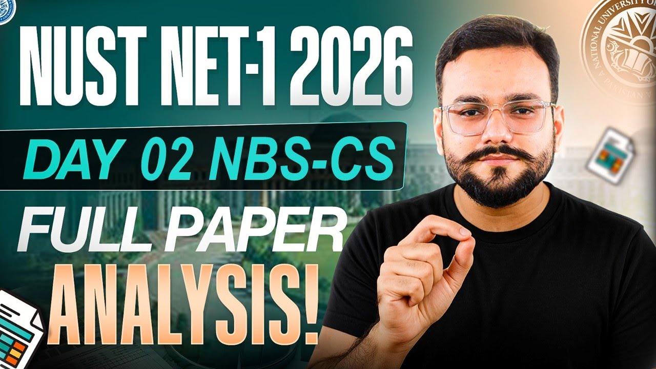 NUST NET 01 23Rd November Questions | Nust 23Rd November | MCQs and Insights | NBS Eng CS NET Papers