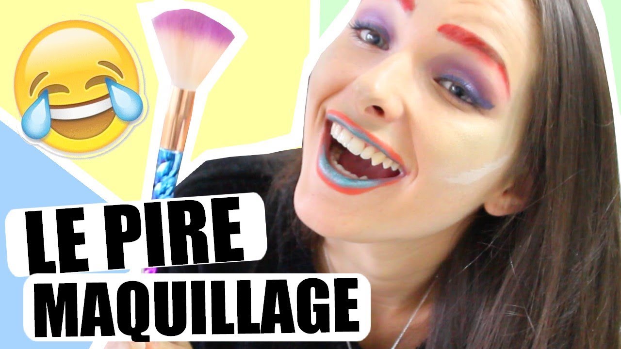 LE PIRE MAQUILLAGE : COLOR MAKEUP CHALLENGE