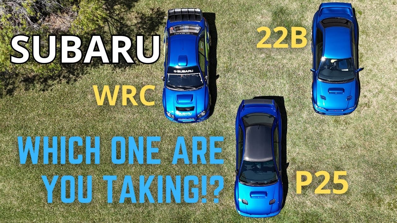 Two Subaru Beasts Face Off: 22B vs. P25, Who Reigns Supreme?