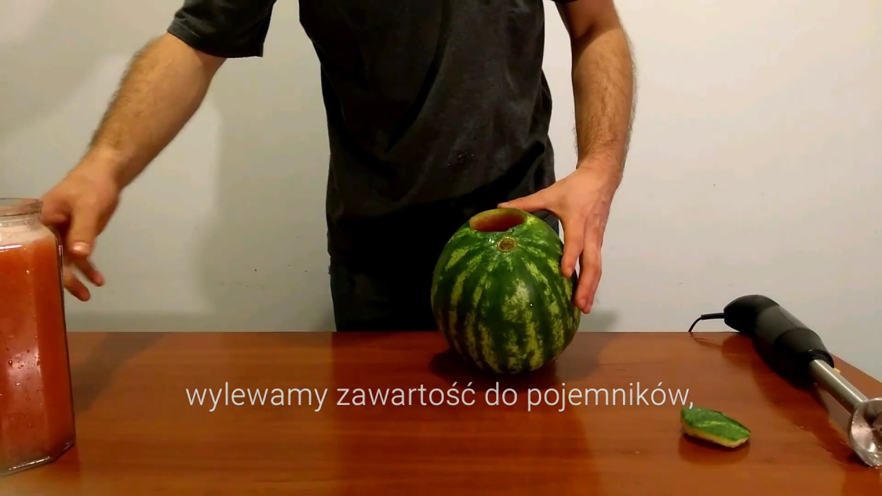 przepis PIJANY ARBUZ zwany ALKO ARBUZEM #11 alkoarbuz