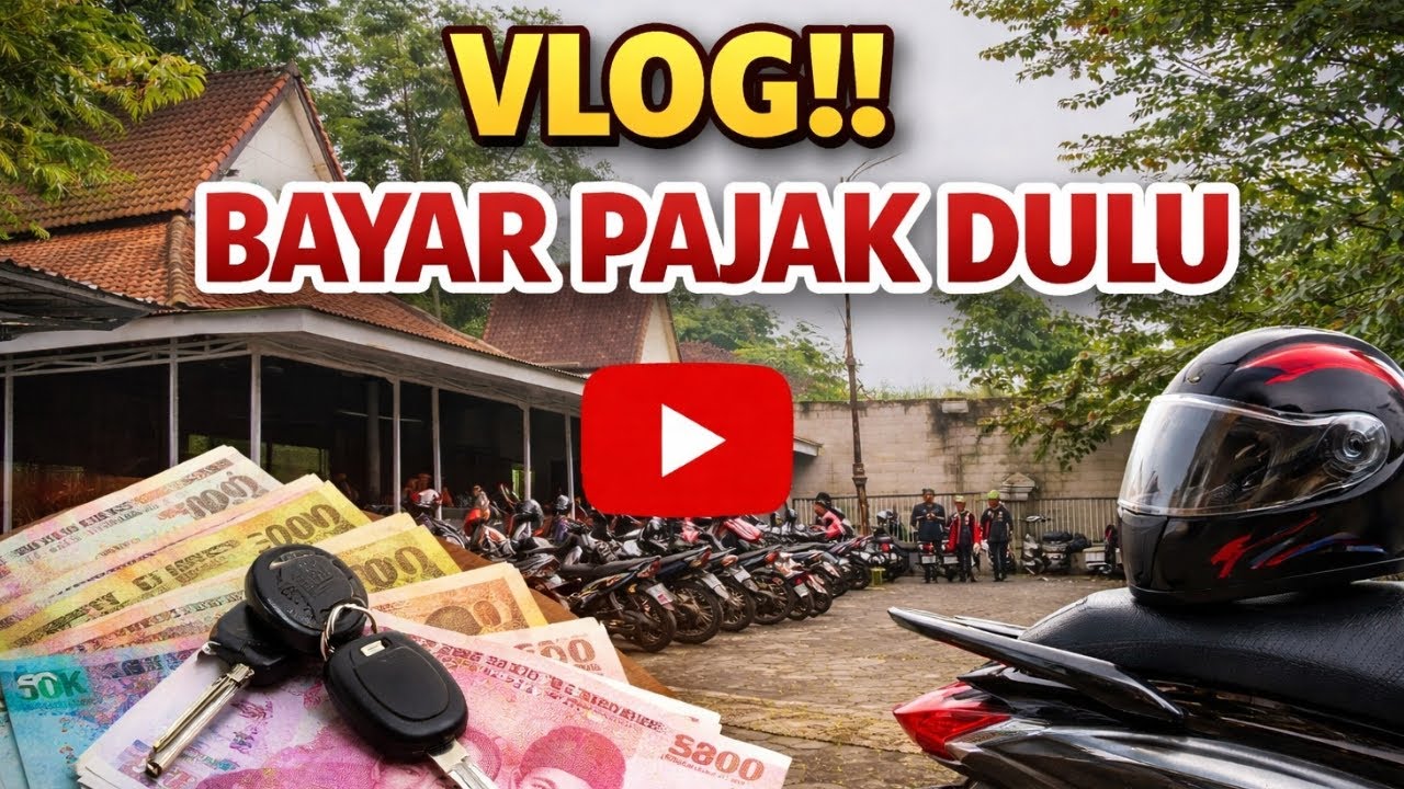 VLOG!! Bayar Pajak Motor di Samsat 🛵💸