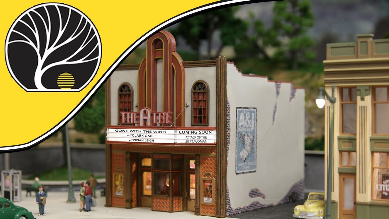 Theater – N, HO & O Scales | Built-&-Ready® | Woodland Scenics | Model Scenery