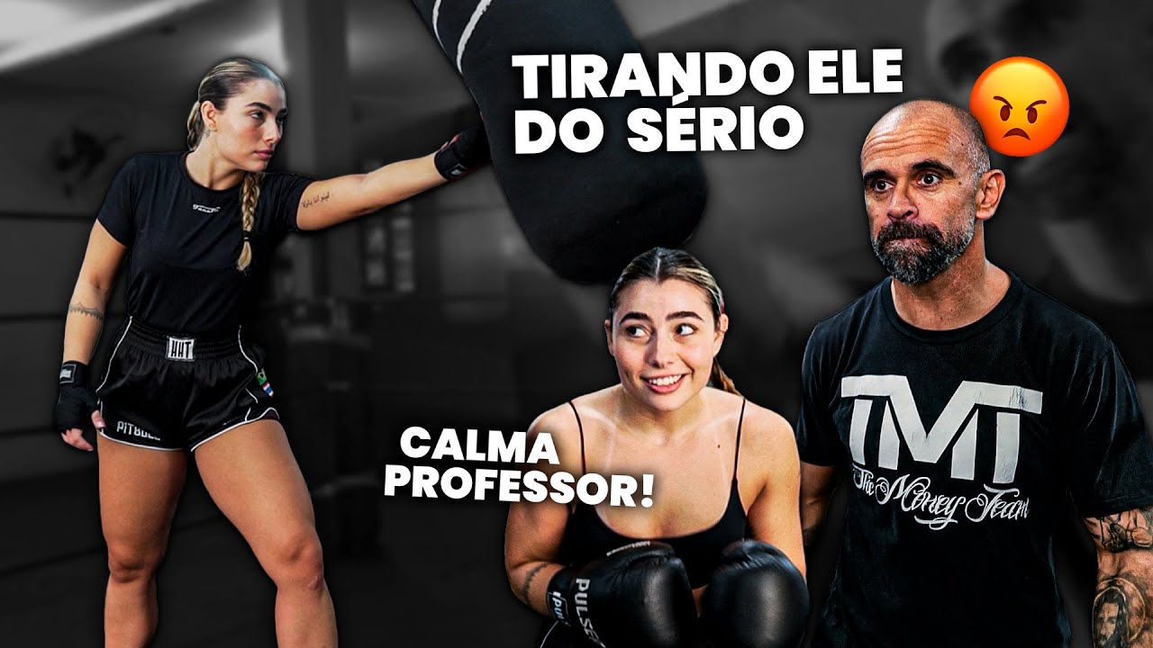 IRRITANDO O TREINADOR DE BOXE | maria vieira / professor paboom