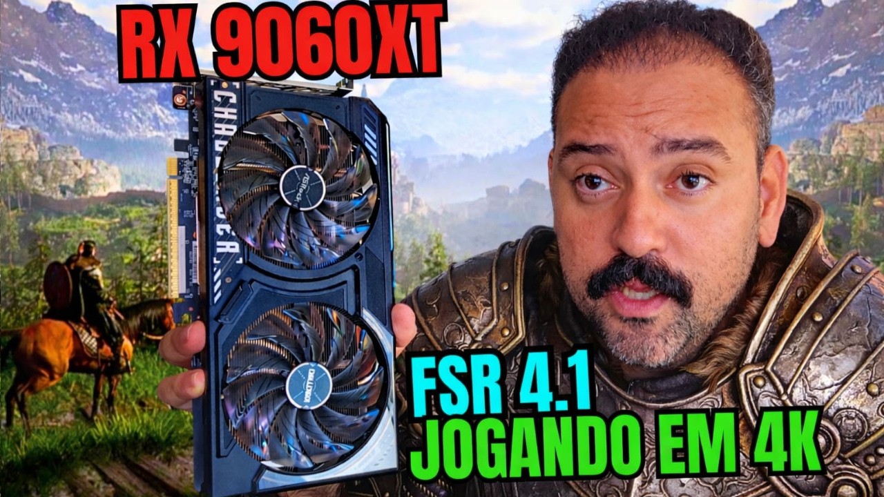 TESTANDO AS TECNOLOGIAS DA AMD NO CRINMSON DESERT COM A RX 9060 XT.