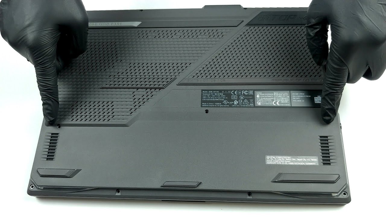 🛠️ ASUS ROG Strix G15 G513 - disassembly and upgrade options