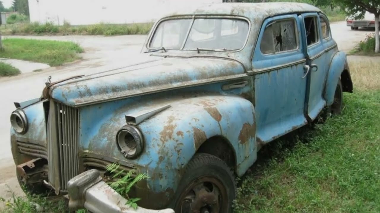 Интересные брошенные автомобили, автохлам и капсулы времени №18