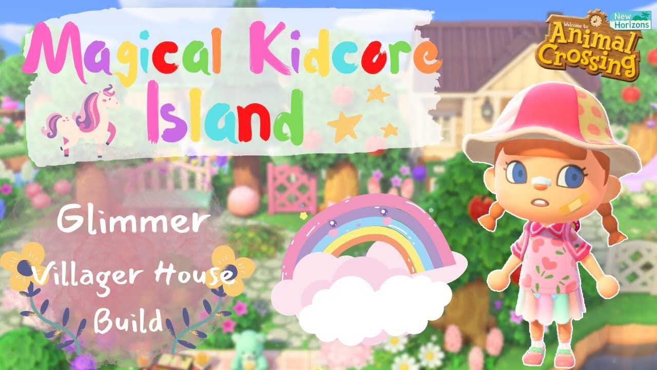 KIDCORE VILLAGER HOUSES BUILD  | FAIRYCORE KIDCORE SPEED BUILD | RESIDENT HOUSES ACNH SPEED BUILD