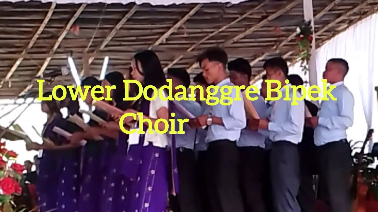 Lower Dodanggre Bipek choir. KBC ni chang5gipa annual sobha o ringgipa git.)@Changtang)