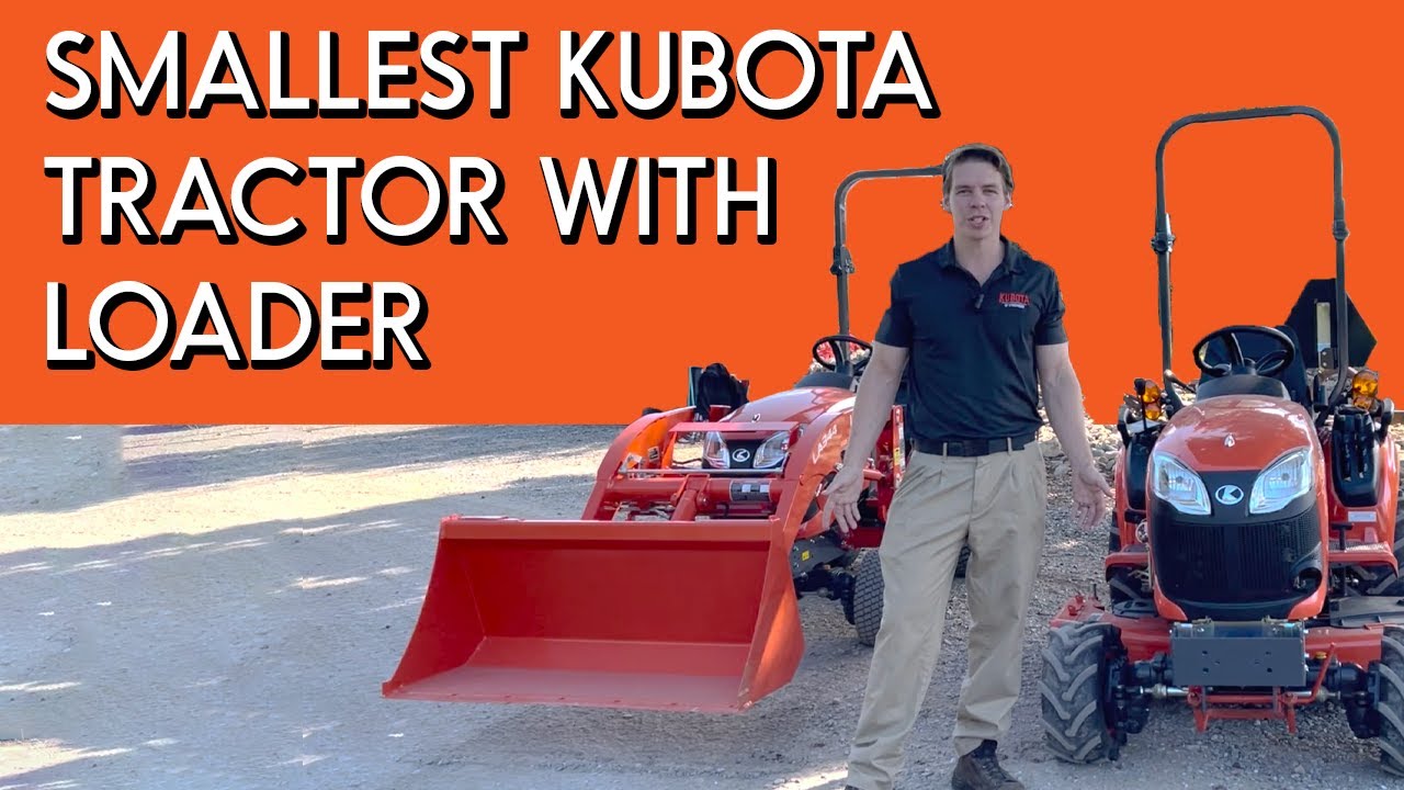 Какой самый маленький трактор Kubota с погрузчиком?