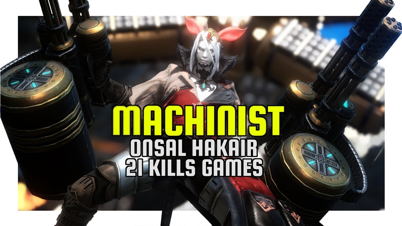FFXIV PVP 21 Kills On The Top Tier Machinist Onsal Hakair