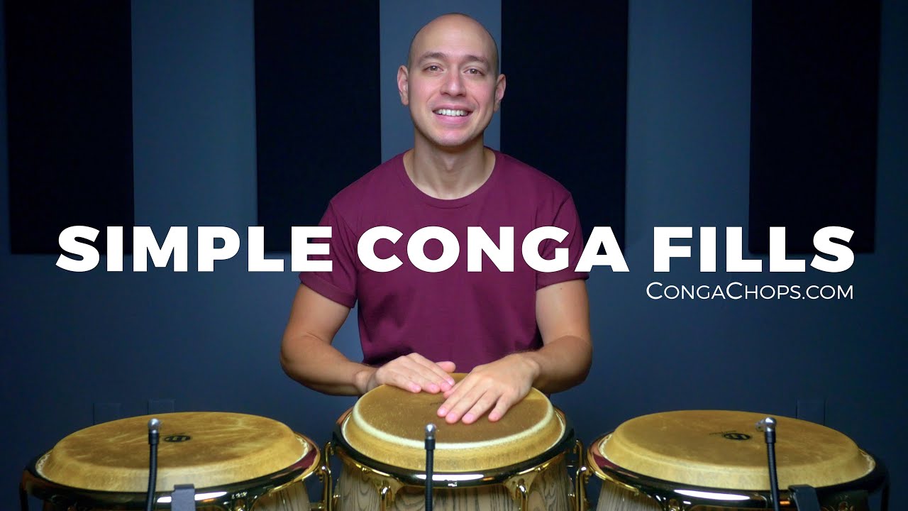 Conga Lessons | Conga Fills Tutorial | How to Play Three Simple Conga Fills | CongaChops.com