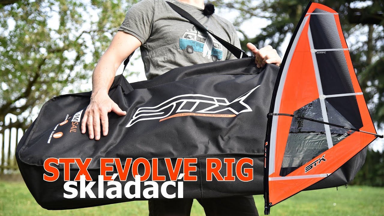 [PADLUJTE.CZ] Skládací plachta STX EVOLVE RIG pro paddleboard a windsurfing
