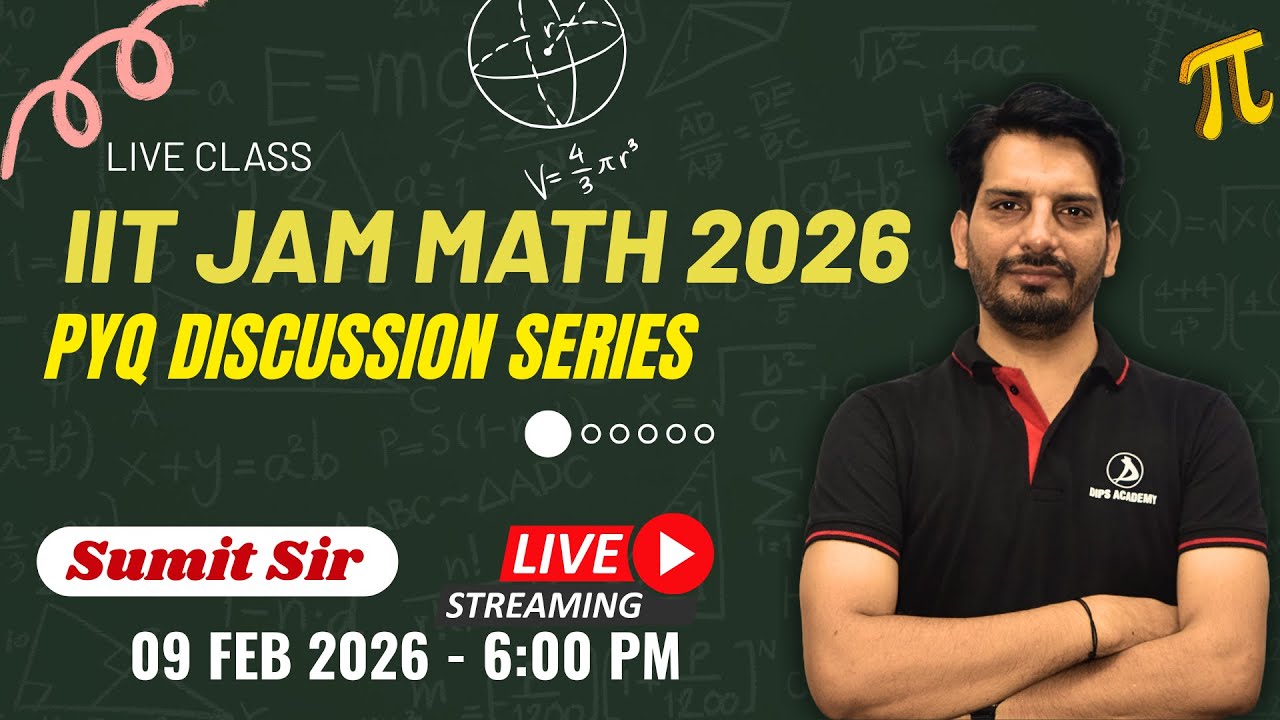 IIT JAM Mathematics 2026 | Previous Year Questions (PYQs) | Sumit Sir