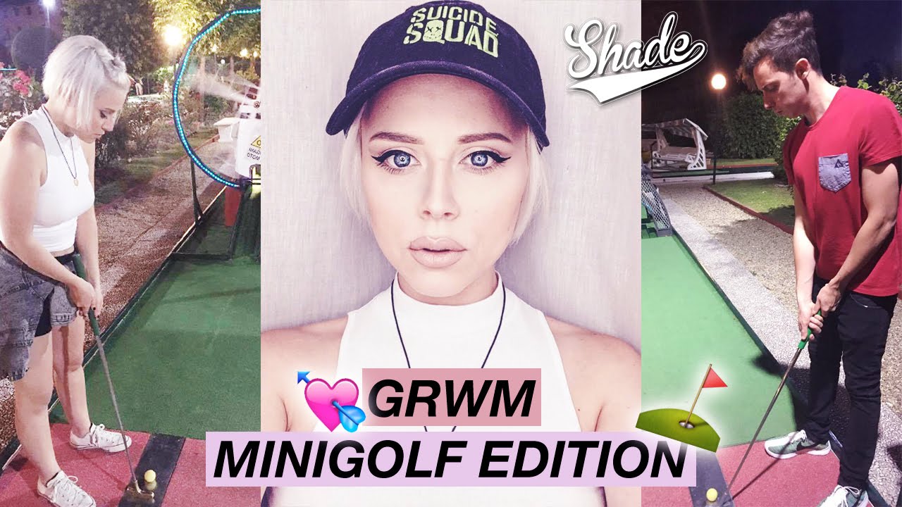 MINIGOLF w/SHADE | GRWM USA MAKE UP | gaiacutiexx