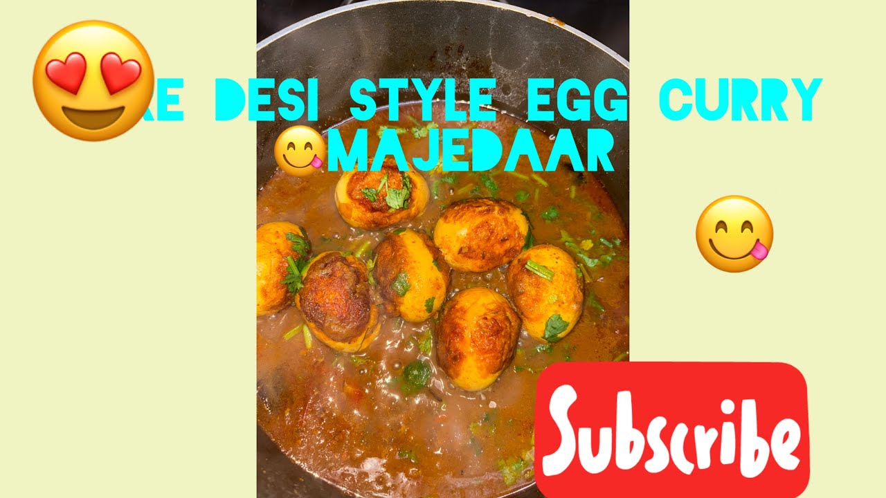 Pure Desi Style Egg Curry 🥚🔥 One bite and you’ll fall in love#Video #cooking #Pammi’s Fun And Food