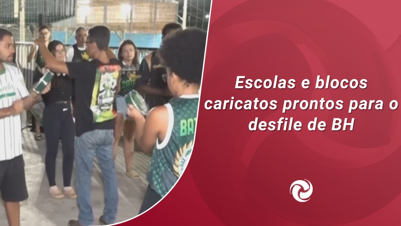 Escolas e blocos caricatos prontos para o desfile de BH