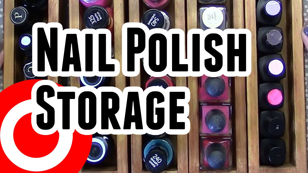 Nail Polish Storage with Stuff From Target