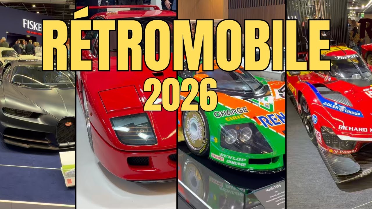 Rétromobile 2026 : les plus belles autos du salon | Le Carsodex