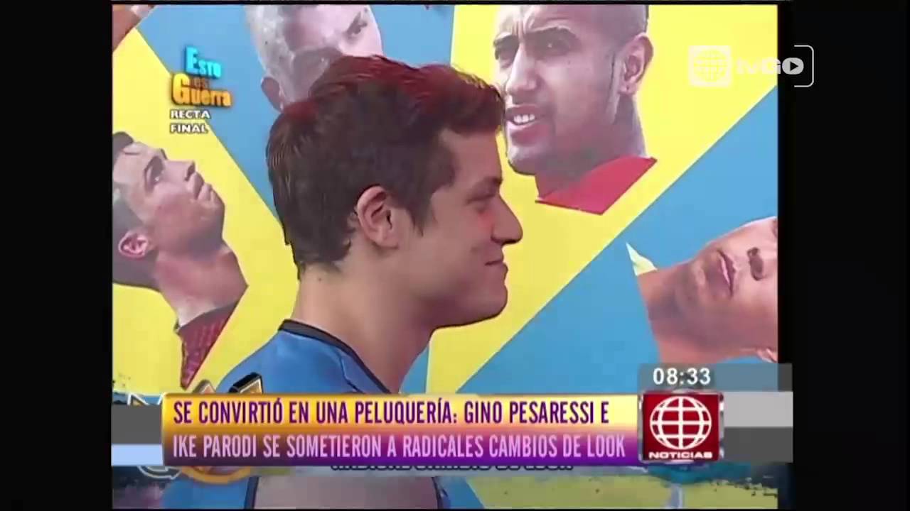 Cambio de Look de Gino Pessaresi e Ike Parodi - Esto es Guerra Noticias - 13-03 -2015