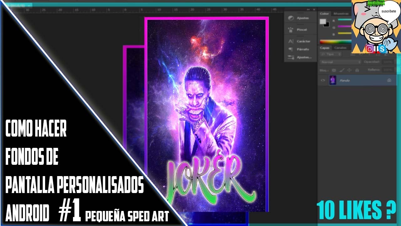 Como hacer fondo de pantalla para tu celular-tutorial photoshop cs6-
